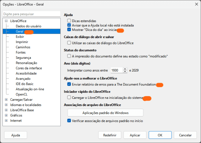 Desativar verificação de atualização
